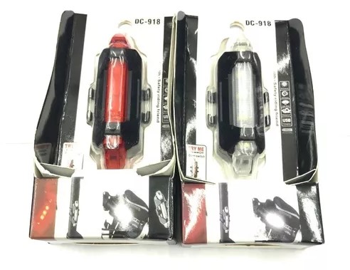 Luz bici recargable usb dc 918