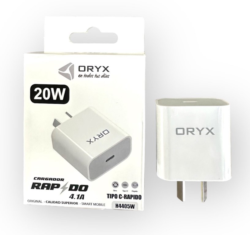 Adaptador cabezal oryx 20w tipo c