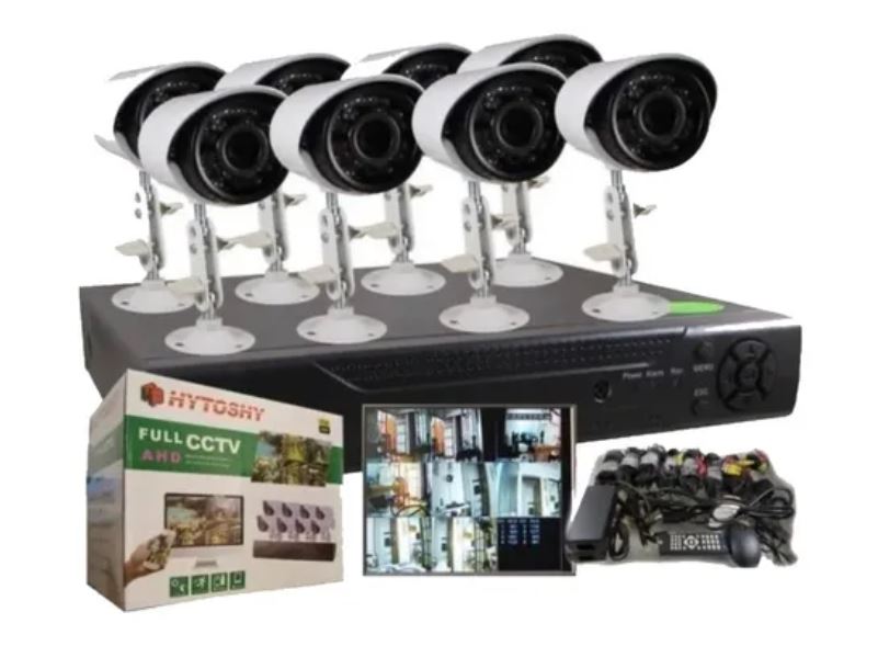 Kit camaras x8 + dvr hd completo