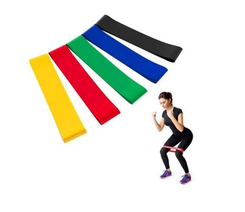 Bandas elasticas kit x5 pcs lt 005