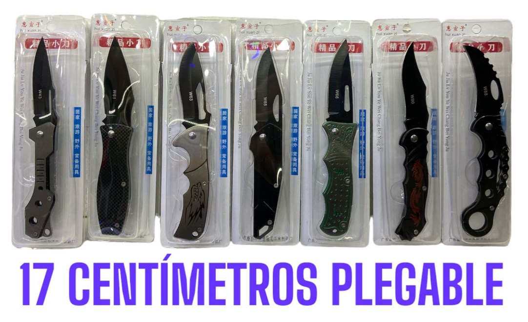 Navaja 7 modelos 17cms