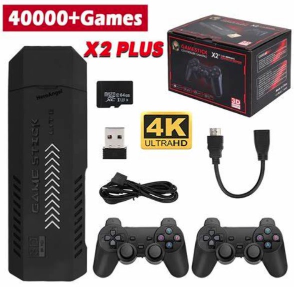 Consola video juego x2 plus negra